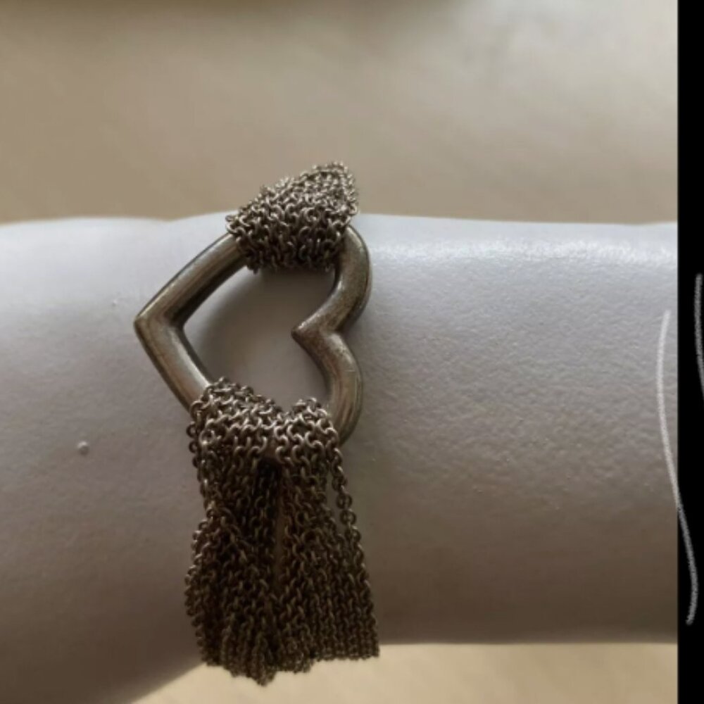 SOLD SOLD SOLD Tiffany & Co. Elsa Peretti Mesh 7 1/2 in Chain